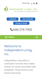 Mobile Screenshot of independentlivinginc.org
